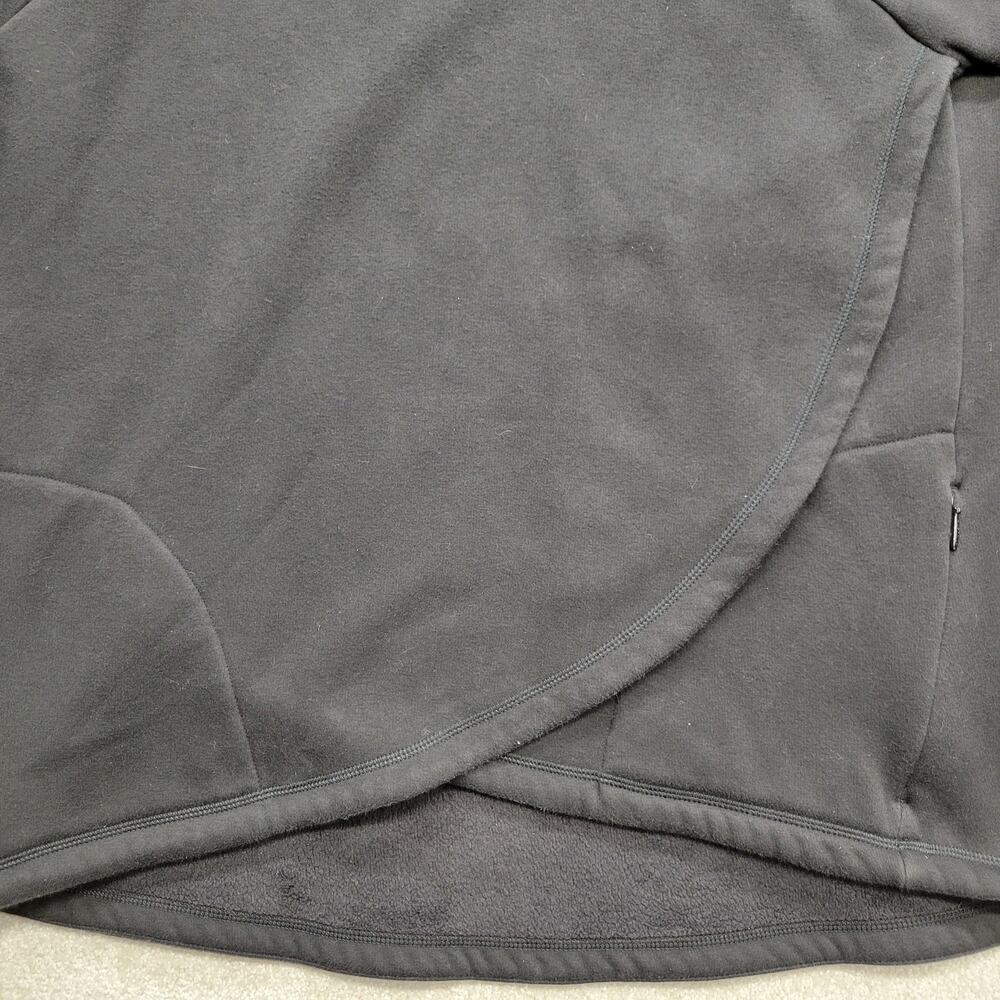 Athleta Pullover Women's Large Tall Cozy Karma Asymmetrical Black Wrap Studio - Picture 9 of 13